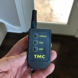 A mosquito misting remote